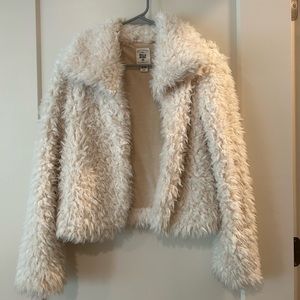 Billabong Fur Keeps Jacket in Cream
